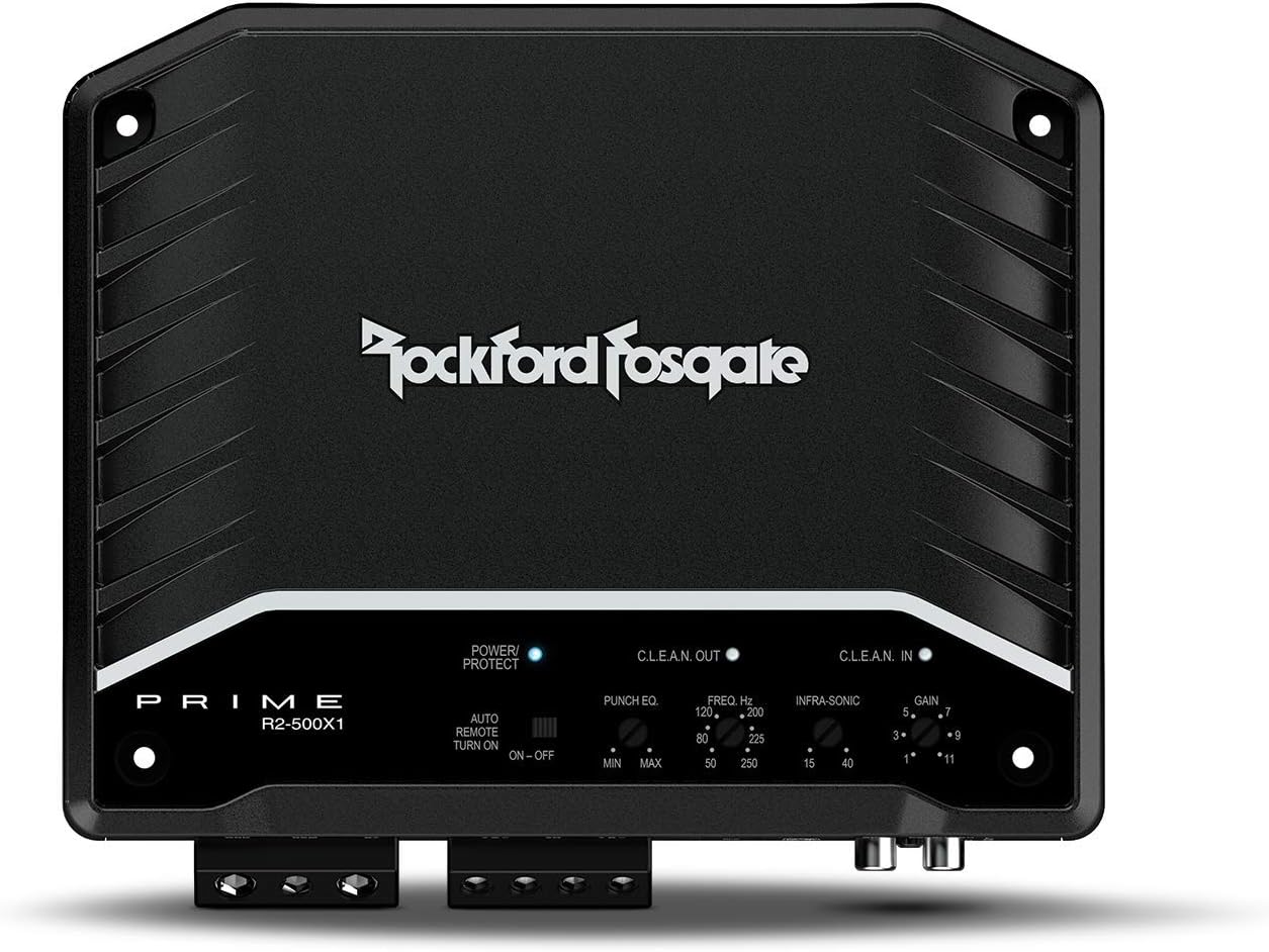 Rockford Fosgate Prime R2-500X1 500-Watt Mono Amplifier