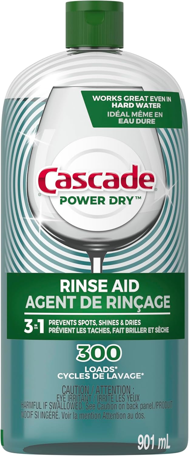Cascade Platinum Power Dry Dishwasher Rinse Aid, 30.5 fl oz