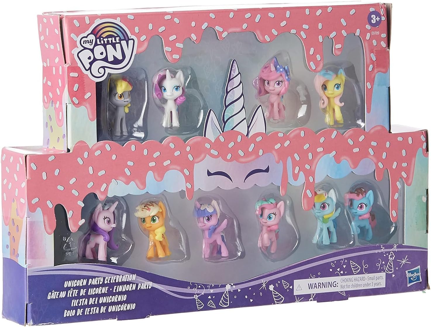My Little Pony Unicorn Party Celebration Mini Figure 10-Pack