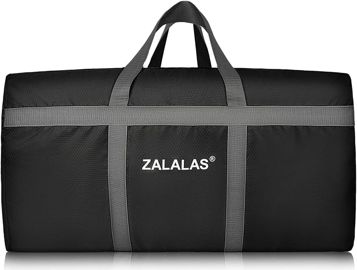 Foldable Duffle Bag, 96L Extra Large Travel Duffel bag Lightweight Weekender Bag for Men Women Water-proof & Tear Resistant,Black