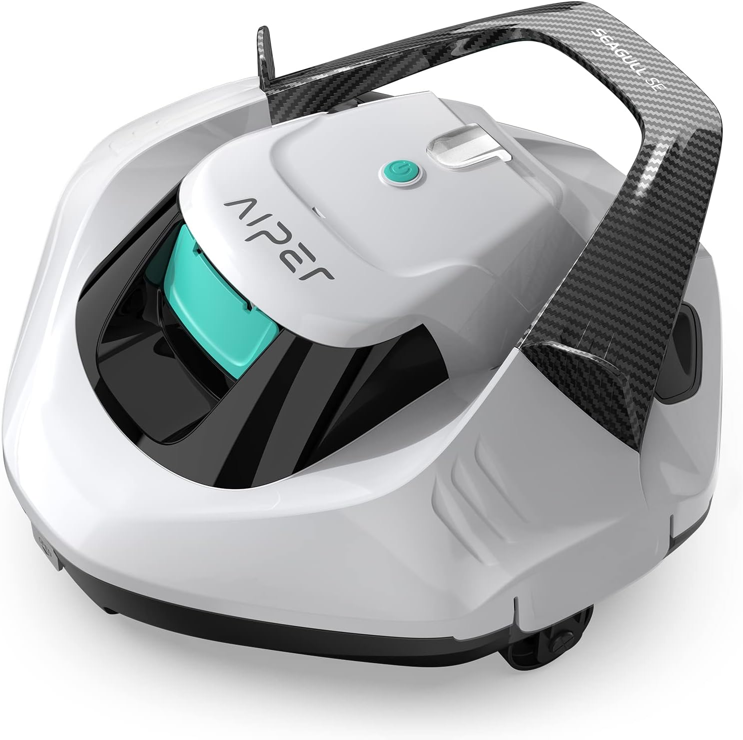 AIPER Seagull SE Wireless Robot Pool Cleaner, Pool Vacuum Cleaner Lasts 90 Minutes, LED Display, Self-Parking, Ideal for Aboveground/Ground Flat Pools up to 40 Feet