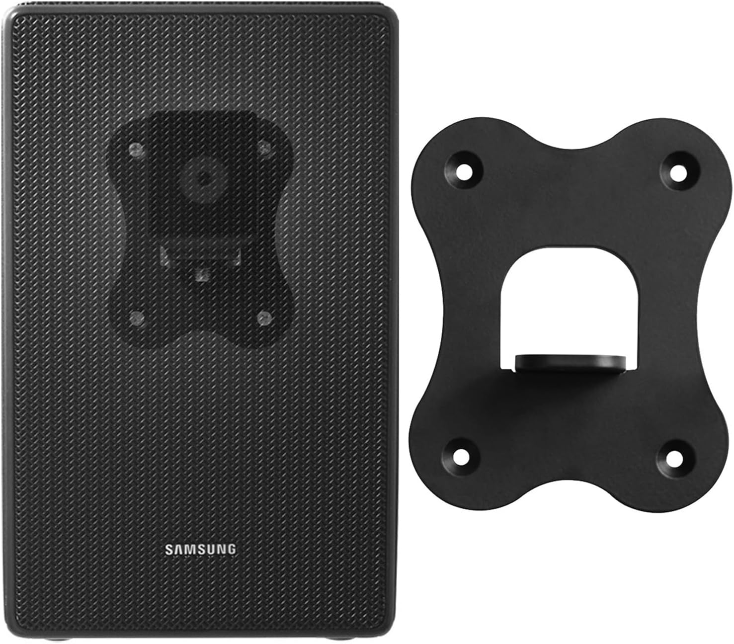 Aokicase Compatible with Samsung/SWA-9500S/XZ Speaker Holder Wall Mount SWA-9500S/XZ Speaker Stand Bracket Accessories Rack, Bracket for Home Speaker Systems (Black) 1 Piece