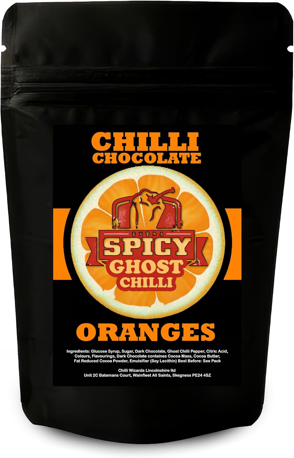 Ghost Pepper Chilli Chocolate Oranges 100g Sweets