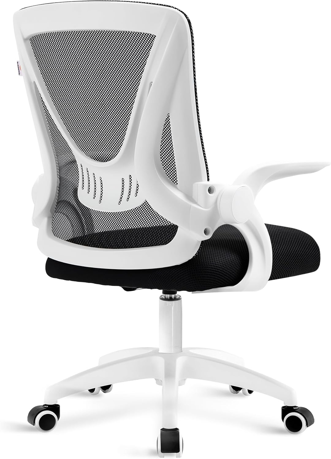 Blisswood Office Mesh Chair With 90° Flip-up Armrest, Ergonomic Swivel Computer Desk Chair With Lumbar Support, Adjustable Height, Back Support 360° Rotation For Home Office