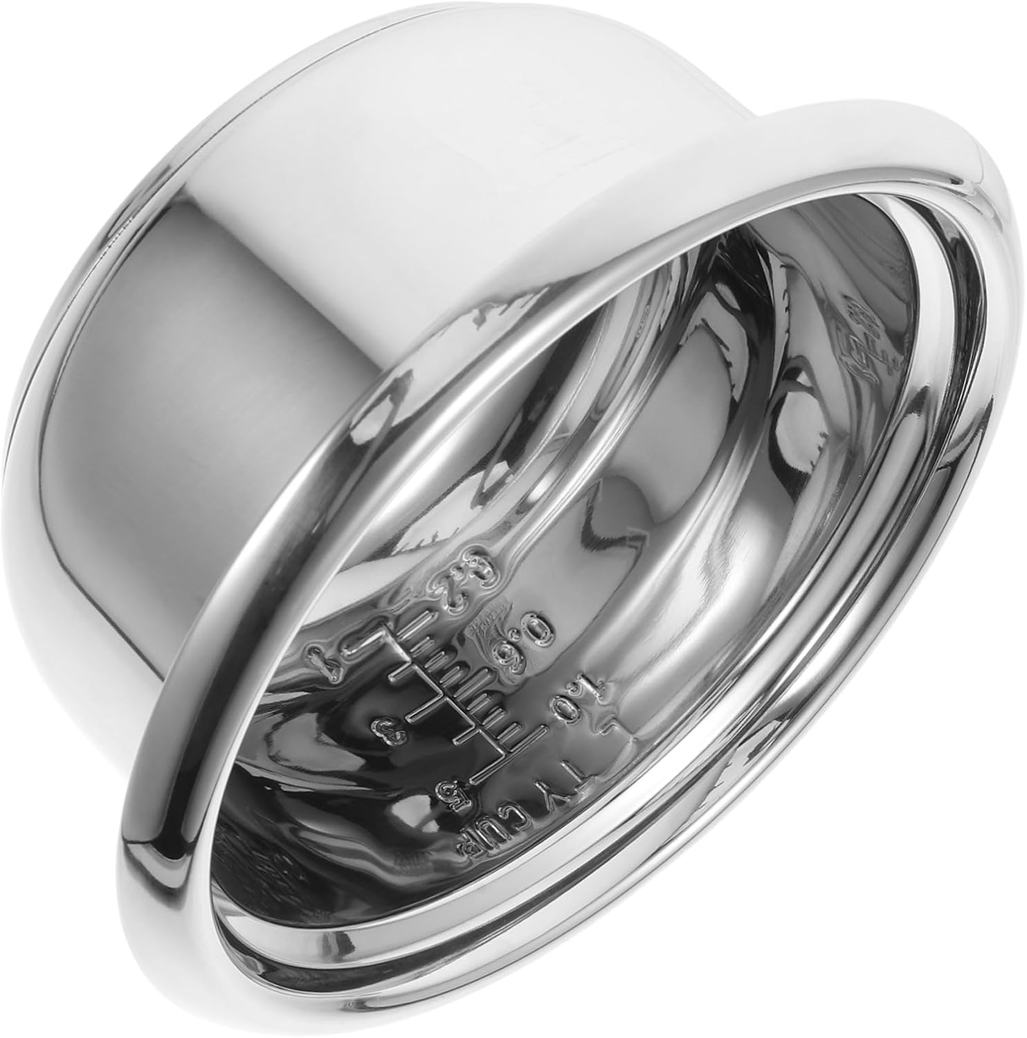 Mobestech Electric Rice Cooker Stainless Steel Inner Pot Replacement Food Grade Liner for Cooking Rice Steaming Porridge Compatible with