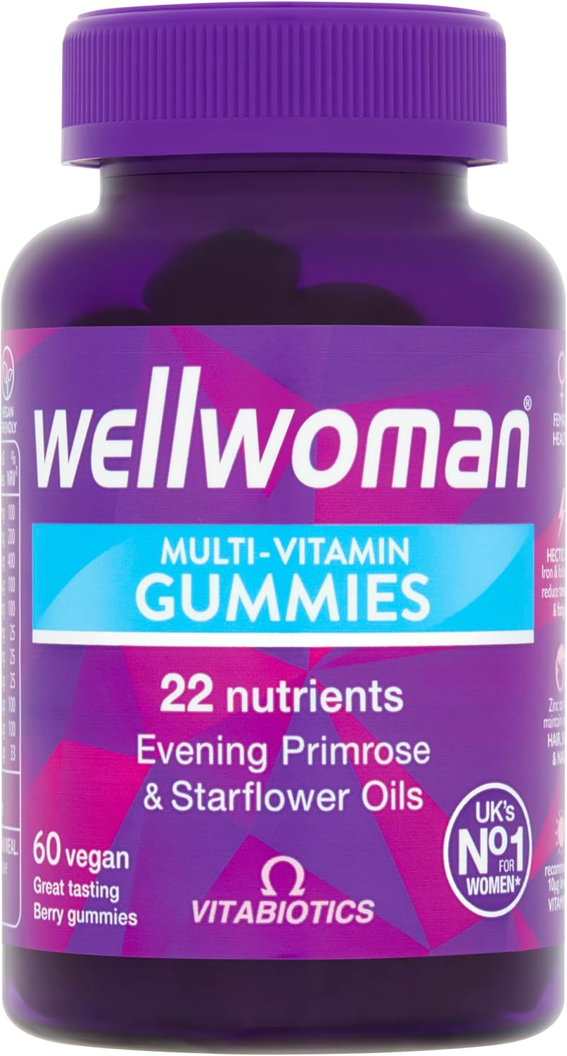 Multivitamin Gummies - Once a Day Essential Vitamin for Women | Energy, Immune, and General Health | Vegan Formula with Evening Primrose, Vitamin B6, B12, and More