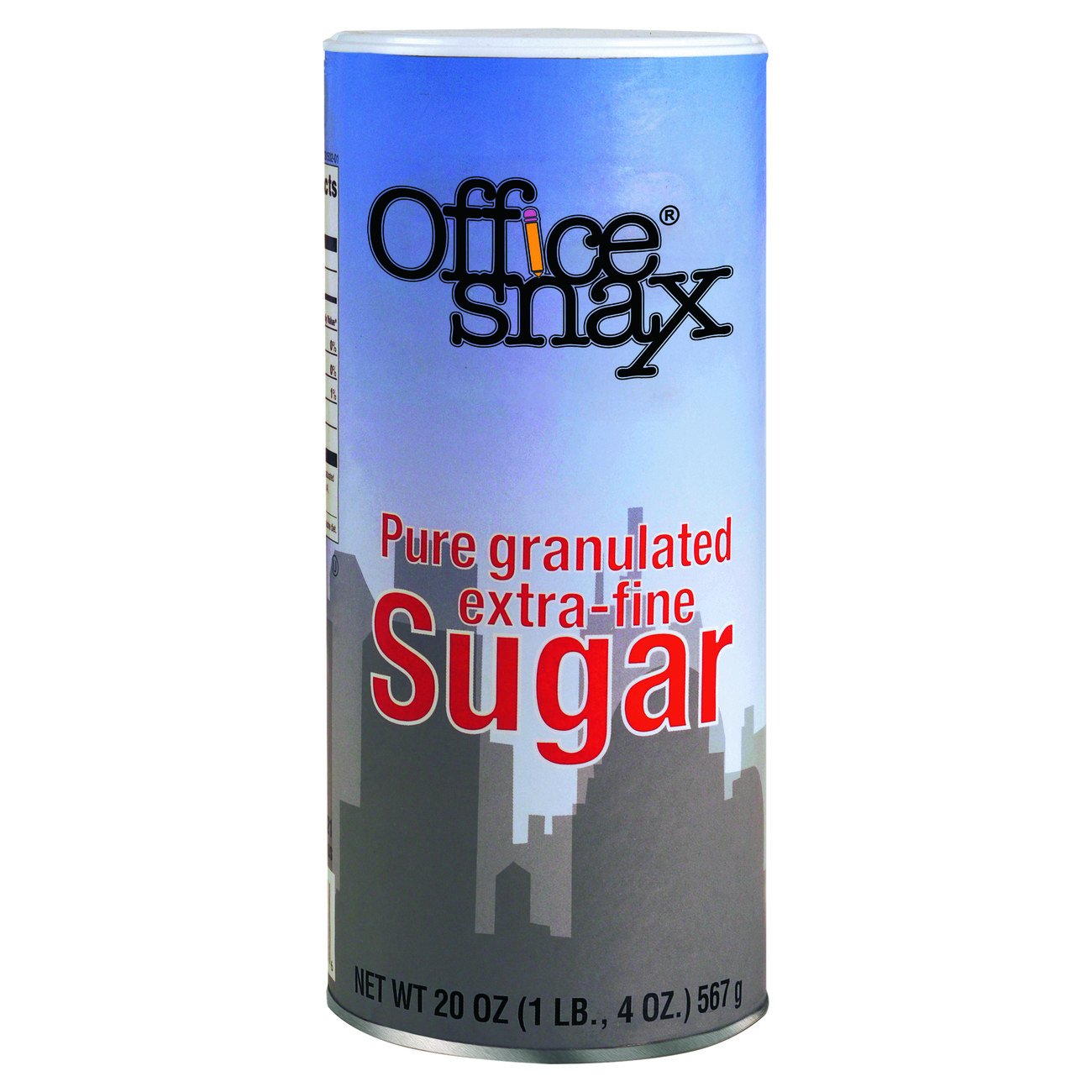 00019CT Reclosable Canister of Sugar, 20 oz Capacity, 20 fl. oz. Capacity (Pack of 24)