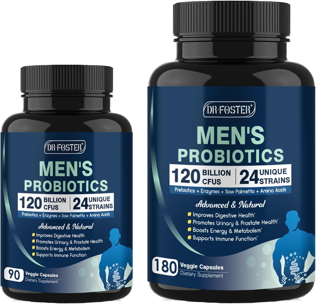 DRFOSTER Probiotics for Men Digestive Health 270 Capsules