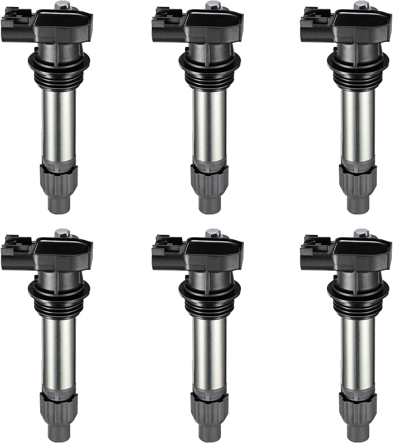 BDFHYK Ignition Coil Pack UF569 Set of 6 Compatible with Buick Allure Cadillac ATS CTS XTS Chevy Impala GMC Acadia Pontiac G6 Saab 9-4X Saturn Outlook Replacement for C1555 D515C GN10494
