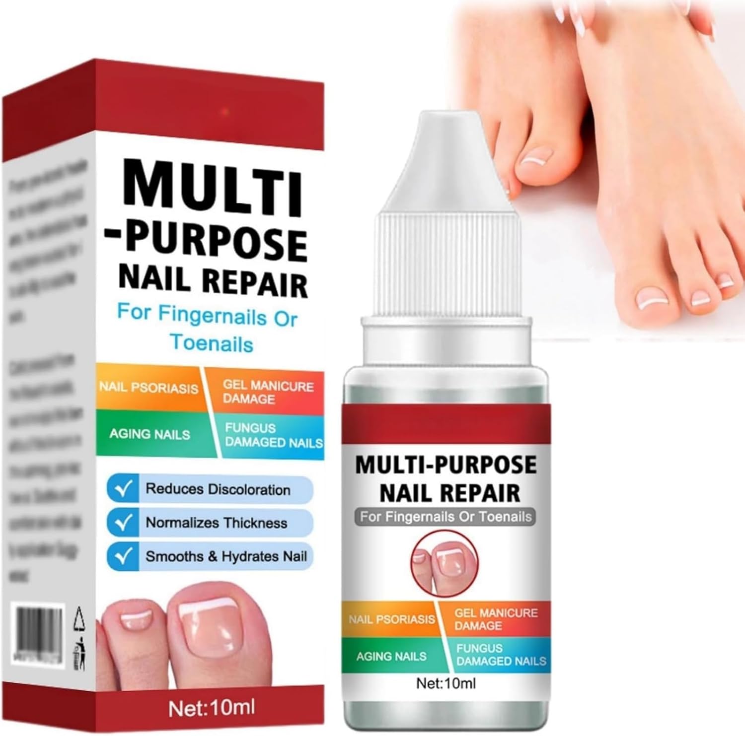 Fungal Nail Treatment for Toenails Extra Strong,Nail Fungus Treatment for Toenail,Toenail Fungus Treatment,Nail Repair for Fingernails Toenails,Strengthen Renew Damaged, Broken Nails
