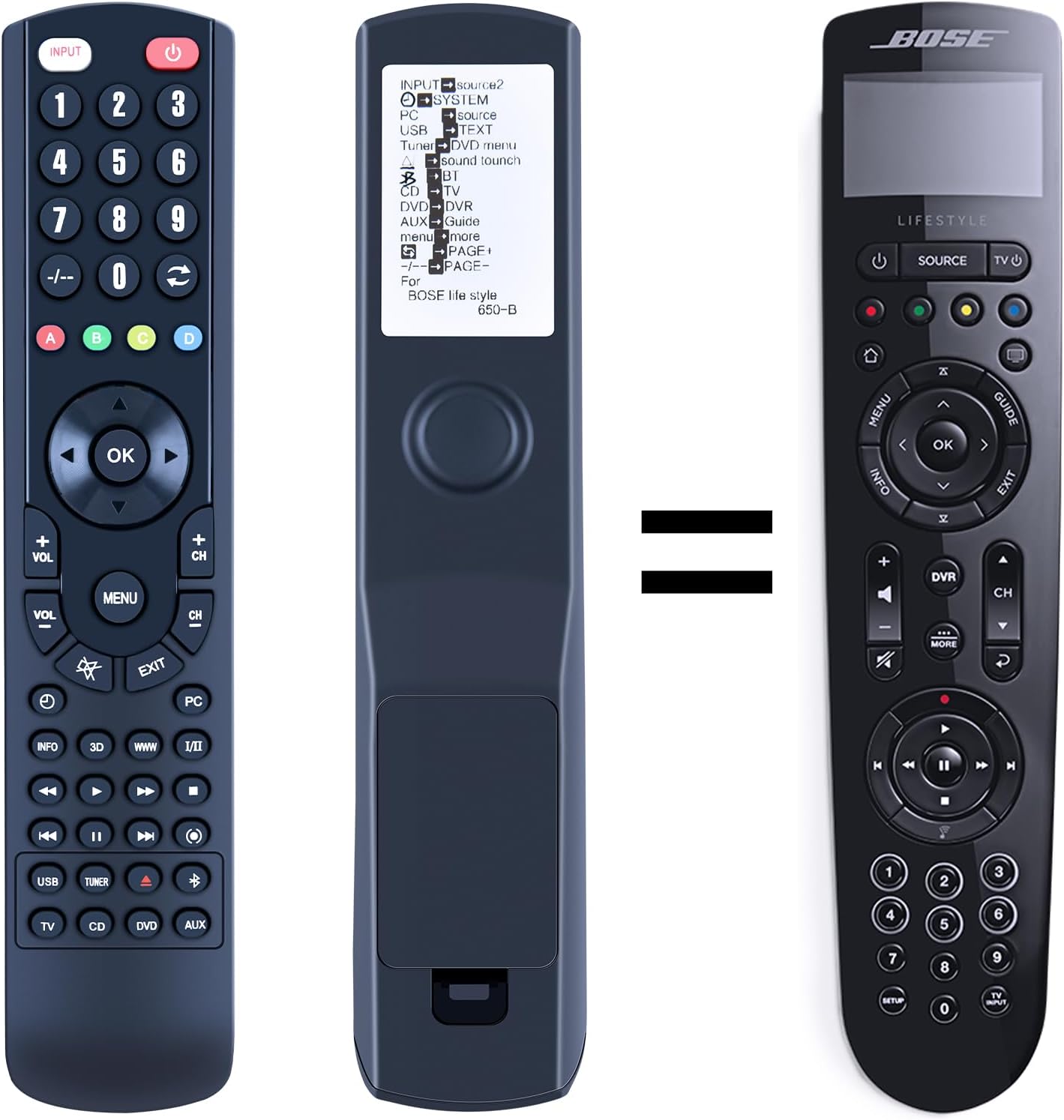 New Replacement Remote Control fit for Bose Lifestyle 650/600 Media Center