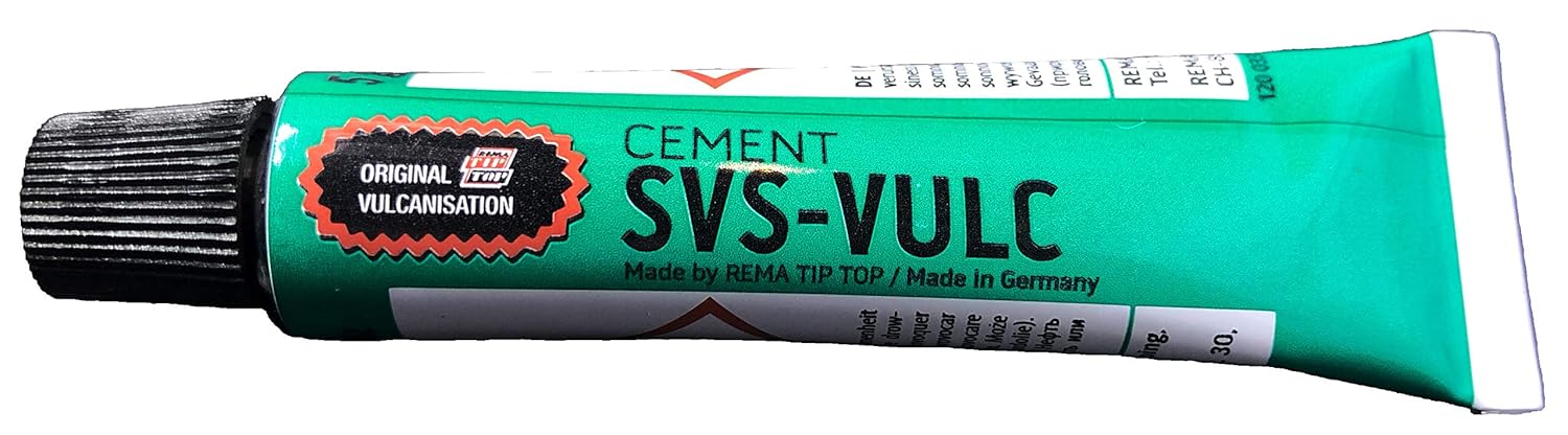 1 Tube of Rema SVS-Vulc Tube Patch Vulcanizing Cement 5 Gram (7 ml)