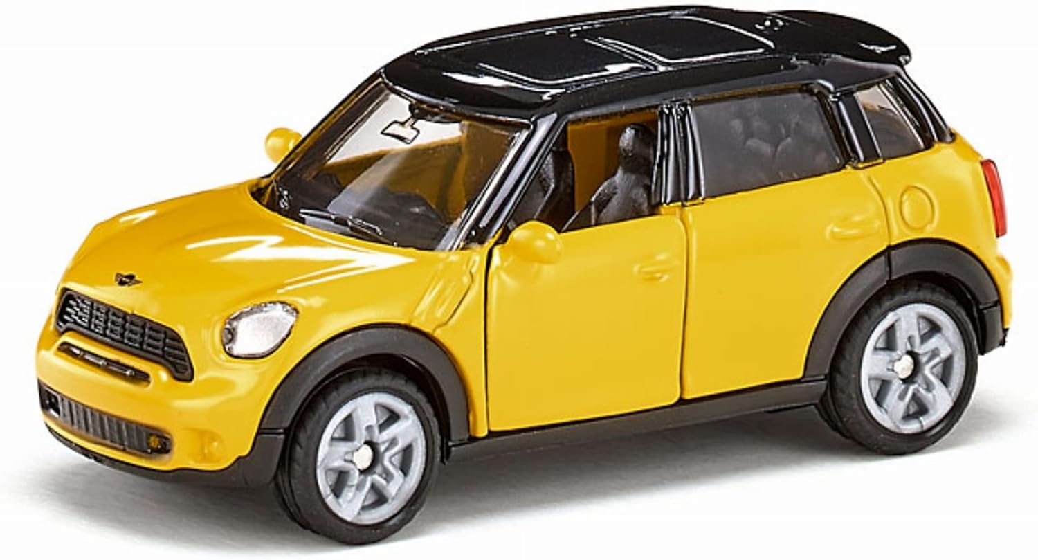 Siku 1454, Mini Countryman, Metal/Plastic, Yellow/Black, Opening Doors