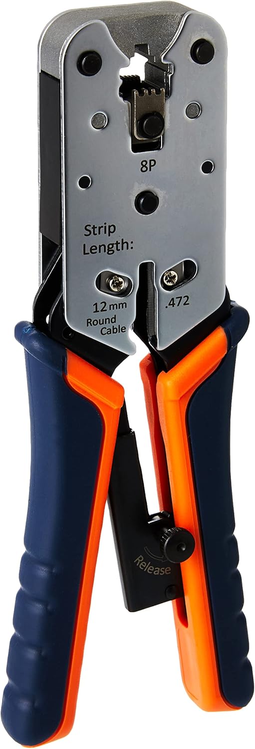 CRIMP TOOL, RJ45 D03024 By DURATOOL