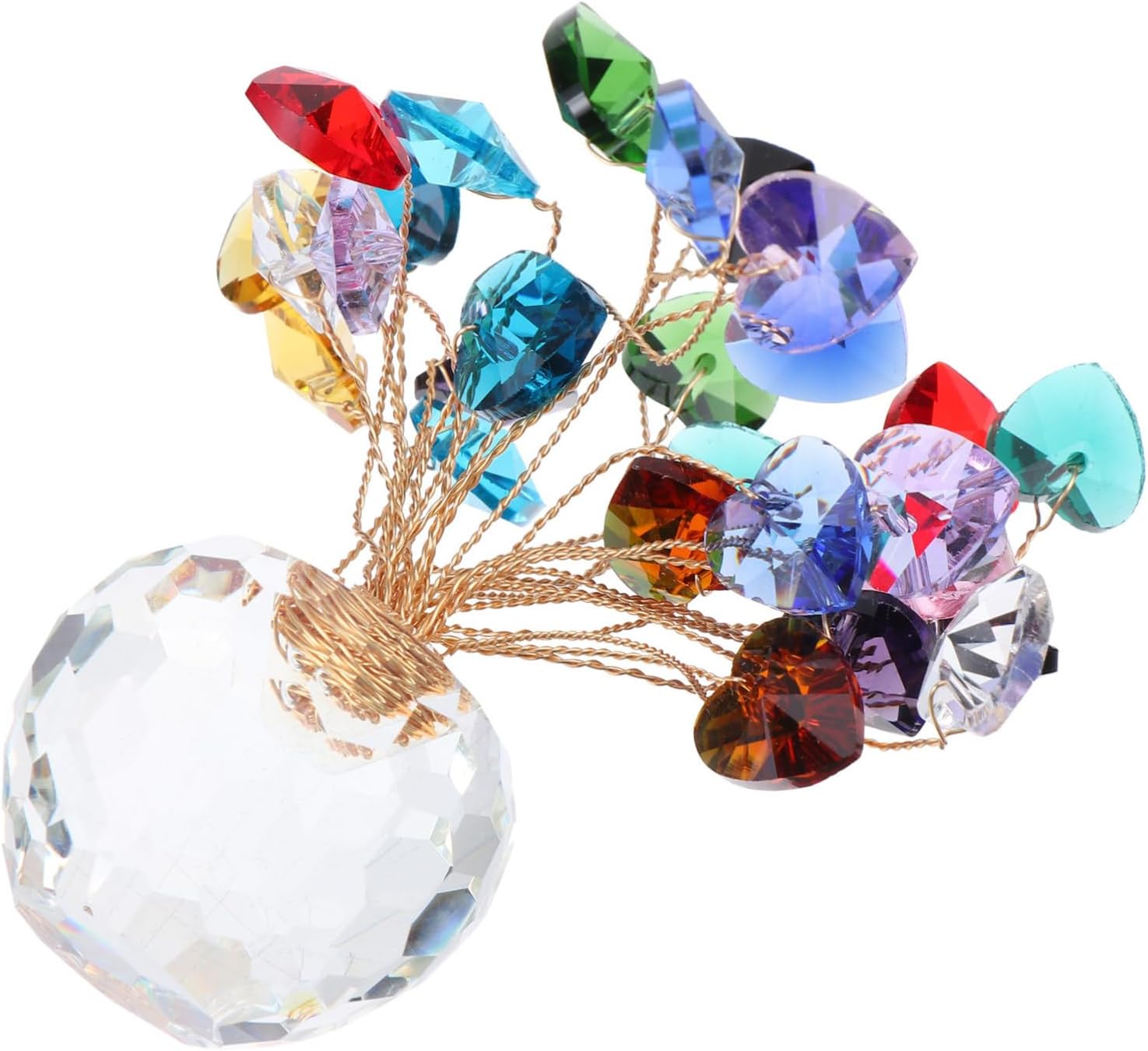 Alipis Crystal Apple Themed Decorative Ornaments for Home Decor Luck Fruit Adornment Home Dcor Products