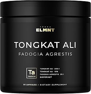 228,000mg 200x Strength Tongkat Ali for Men w. 30x Fadogia Agrestis Extract - 10% Eurycomanone Highest Potency Longjack Fadogia Agrestis Tongkat Ali Supplement - Muscle Growth Support Pills for Men