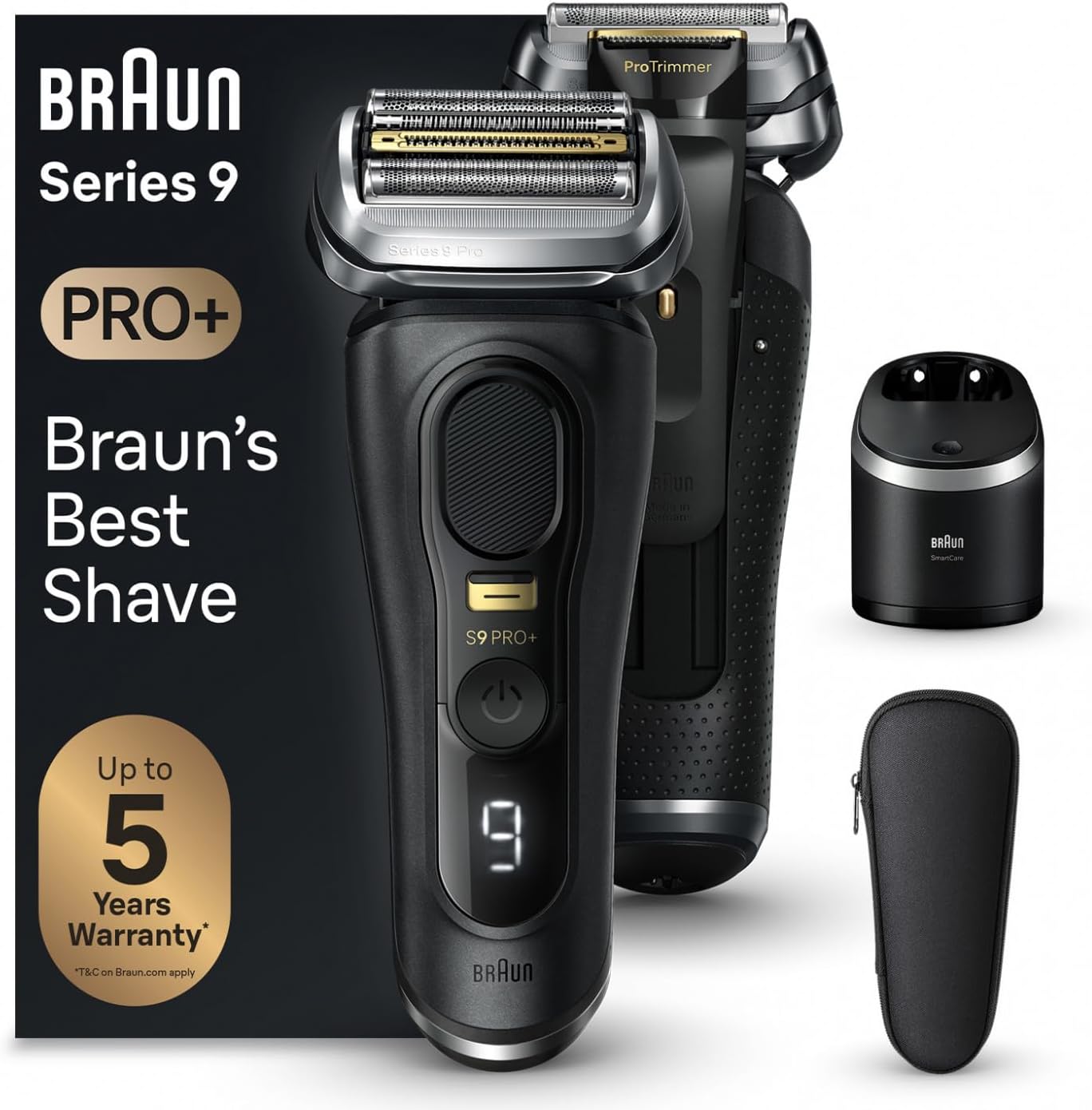 Braun Series 9 Pro 9560cc Tondeuse Noir