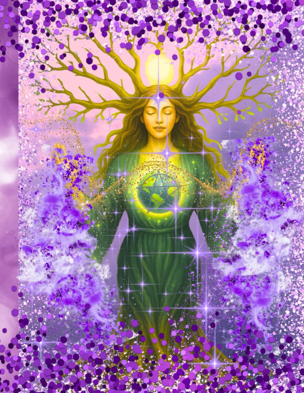 Inspired Auras Spiritually Royal Purple: 8.5*11