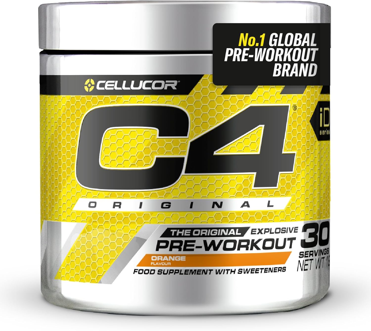 C4 Original Beta Alanine Sports Nutrition Bulk Pre Workout Powder for Men & Women | Best Pre-Workout Energy Drink Supplements | Creatine Monohydrate | Orange Burst | 30 Servings