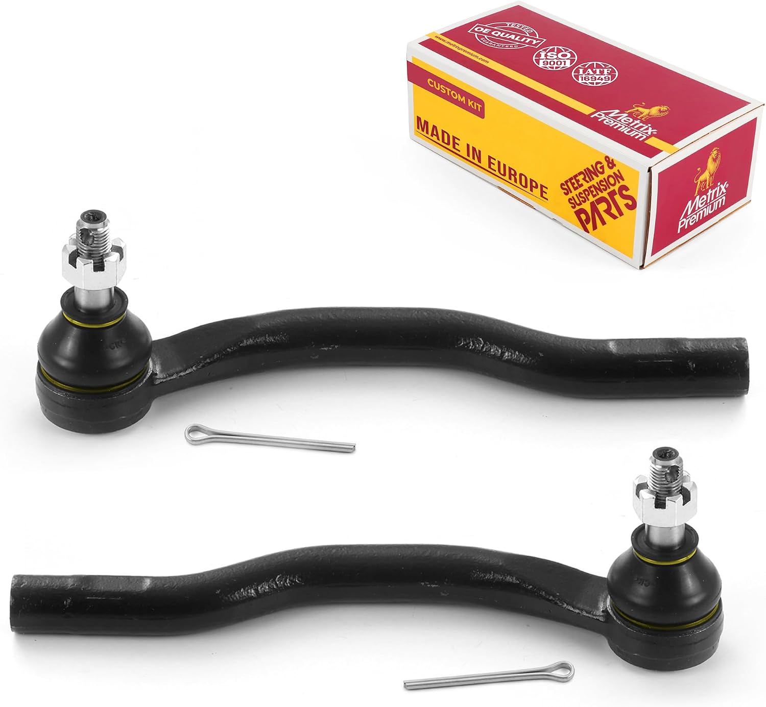 Metrix Premium Chassis Parts Outer Tie Rod End Kit Fits Mazda 6 2009-2013 | Front, Left & Right, Replacement ES800855 & ES800856, Made in Europe