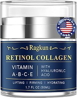 Face Moisturizer Retinol Cream - Neck Collagen Cream for Tightening and Firming - Anti Aging Day & Night Facial Moisturizer for Women & Men, Tighten and Lift Wrinkle Cream - 1.7 Fl Oz