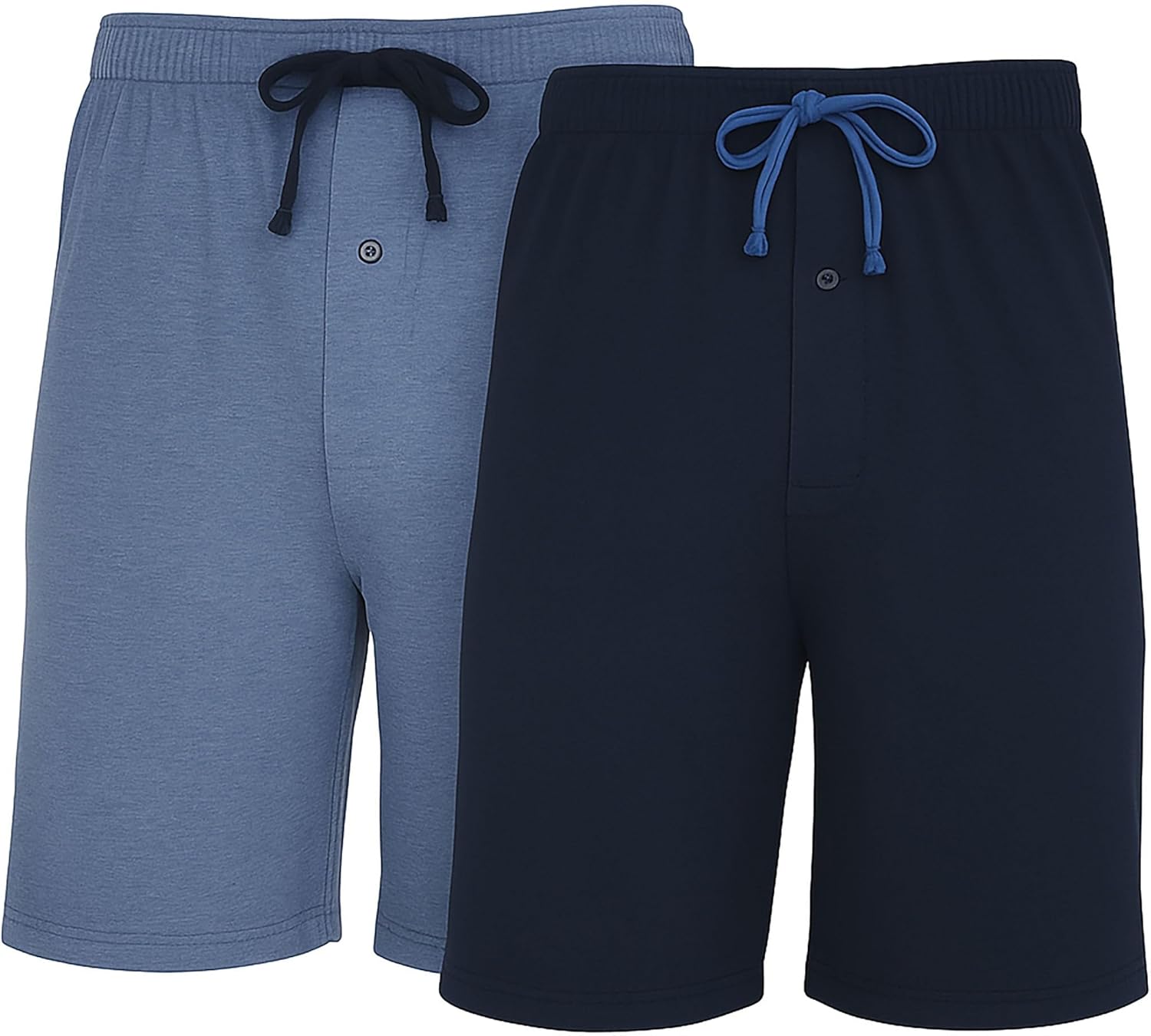Hanes Men’s 2-Pack Sleep Shorts – Cotton Loungewear with 7.5" Inseam, Breathable Fit, Pantalones para Dormir