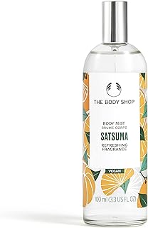 The Body Shop Satsuma Body Mist – Refreshes and Cools with a Citrus Scent – Vegan – 3.3 oz