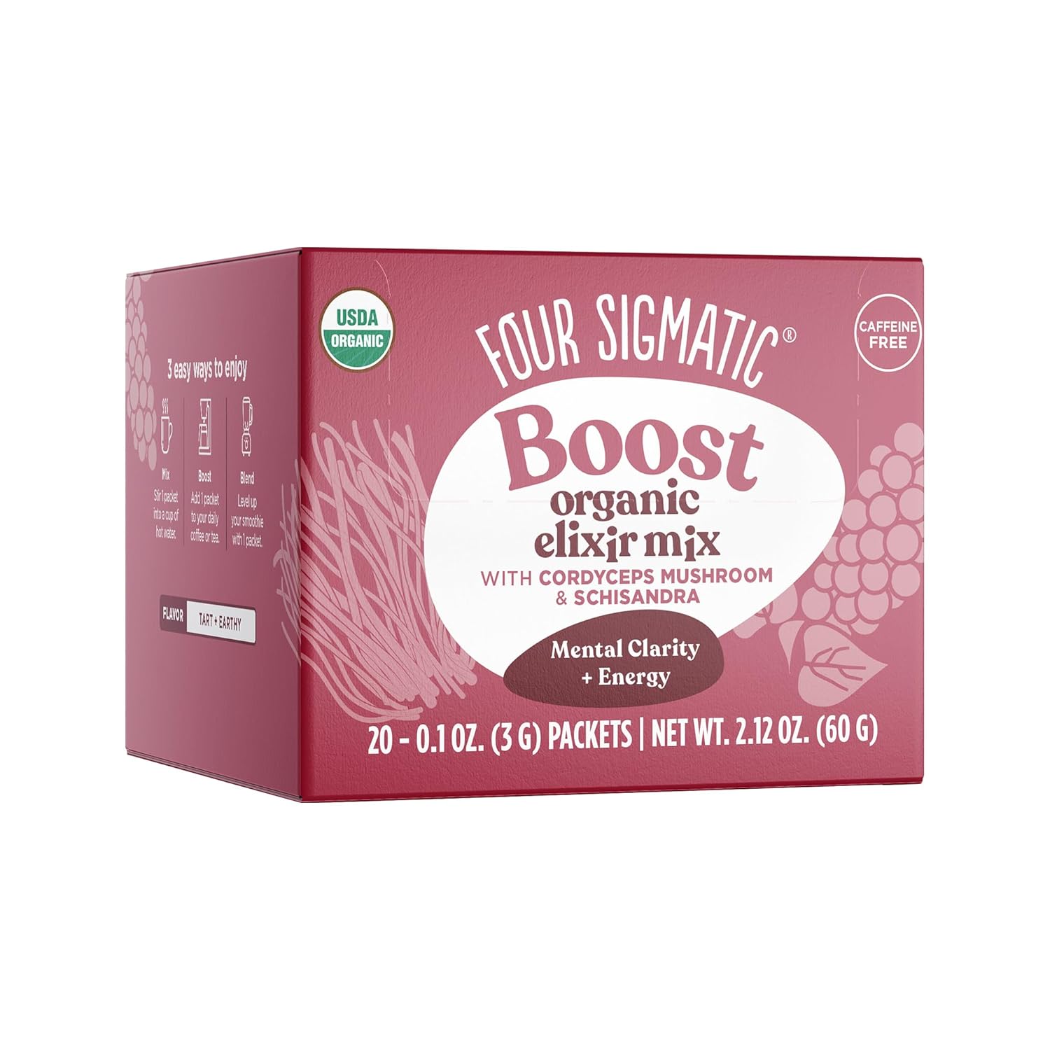 Four Sigma Foods Instant, Cordyceps, 20 Count