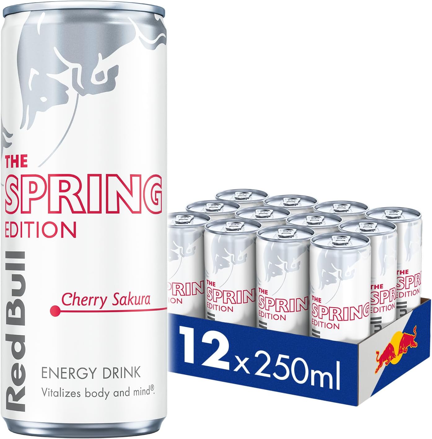 Red Bull Cherry Sakura Spring Edition 250ml, 12 cans