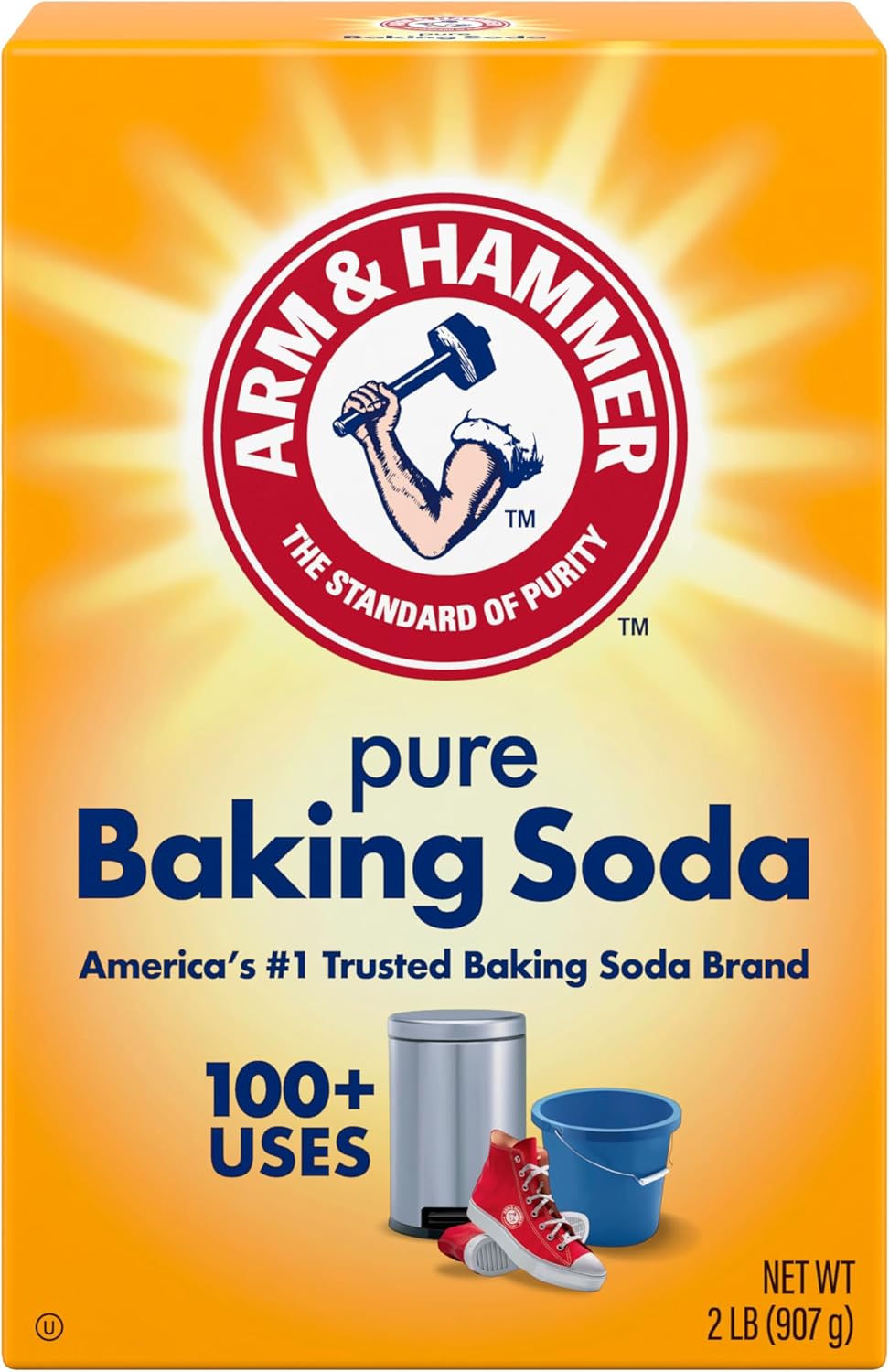 Arm & Hammer Pure Baking Soda 907g (32oz)- American Imported