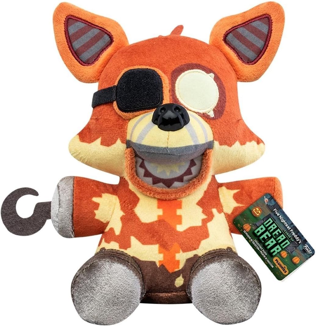 Funko Plush: Five Nights At Freddy's (FNAF) Dreadbear - Grim Foxy - Collectable Soft Toy - Birthday Gift Idea - Official Merchandise - Stuffed and Girlfriends