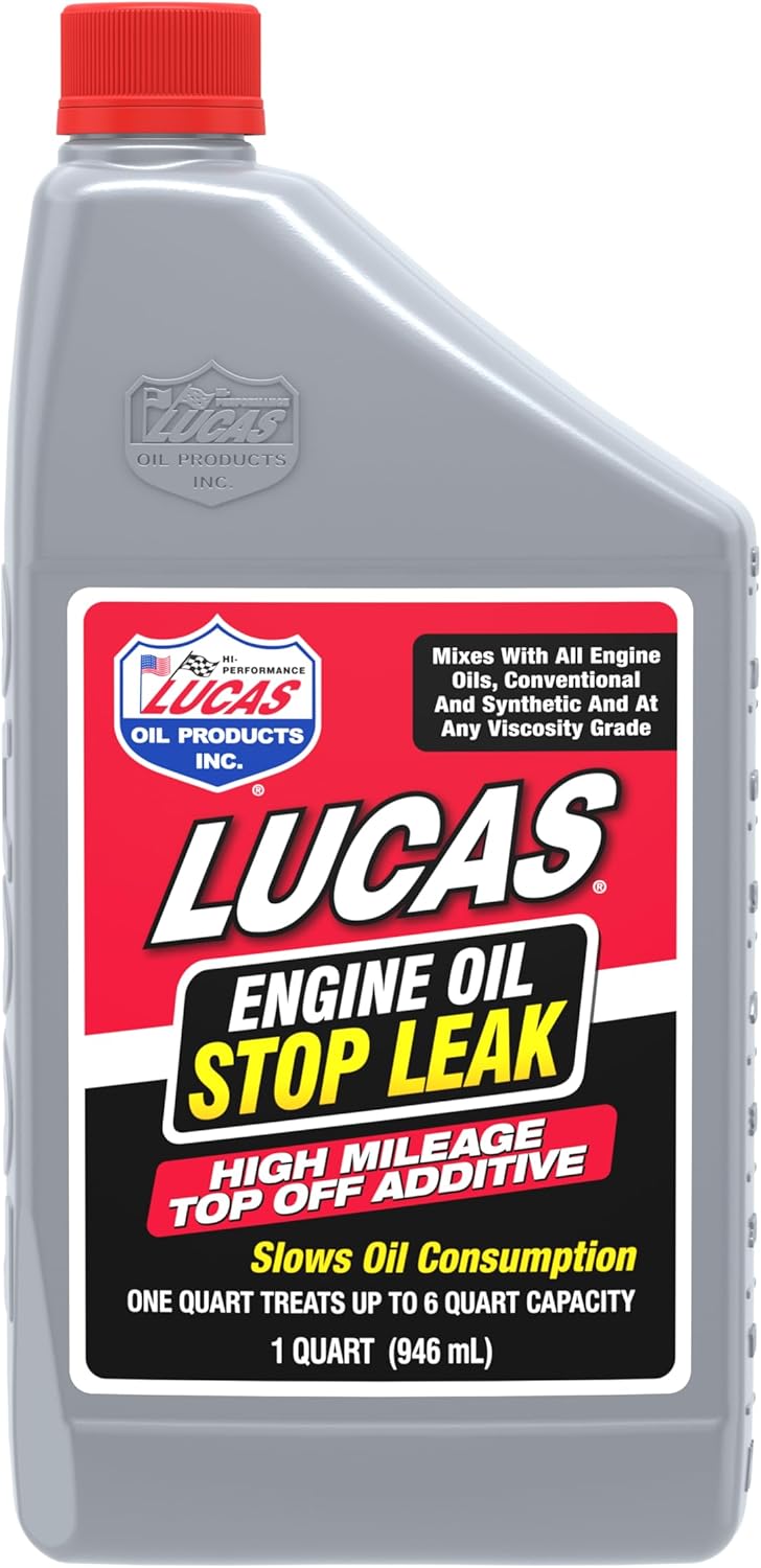 Lucas Oil Engine Oil Stop Leak Top Off Additive/12x1/Quart