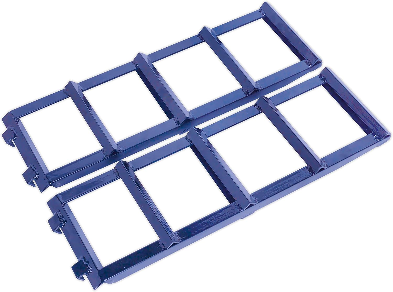Sealey CAR2001 Car Ramp Extensions, 400kg Each/800kg Per Pair, Blue