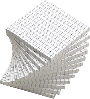 (12 Pad) Lined Grid Sticky Notes,3x3 Inch, Self-Stick Notes, Easy to Post for School, Office, Notebook, White Color Pads/Pack