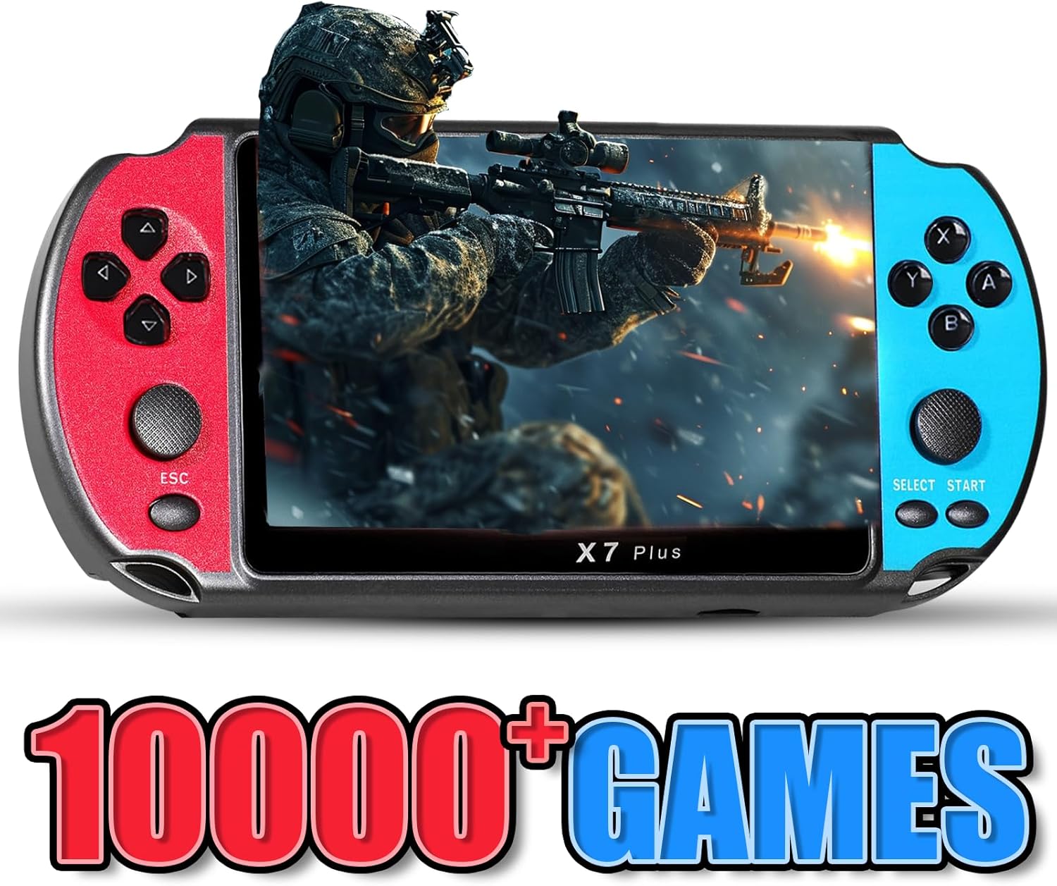 ZYGSEVE Retro Games Console with 5.1" HD Screen and 10,000 Preloaded ClassicRetro Videogames Classic Arcade Retro Game Console