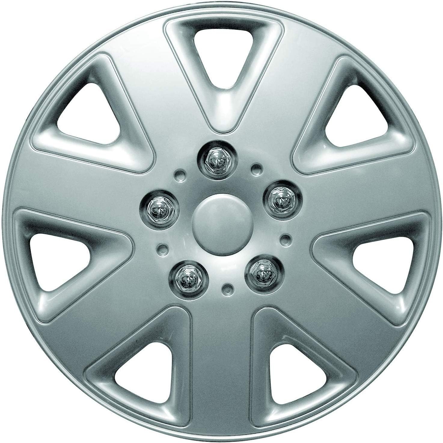 Streetwize SWUX12 Urban X Hurricane Wheel Cover Set - 15 in. Hubcap, Decorative Wheel Trim | Automotive Exterior Car Accessories