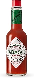 TABASCO Brand Original Red Pepper Hot Sauce, Medium Heat, Glass Bottle, Classic & Versatile Flavor, Three Simple Ingredients, Great for Dips, Tacos, Eggs, Pizza, Oysters & More, 5 Fl Oz (Pack of 1)