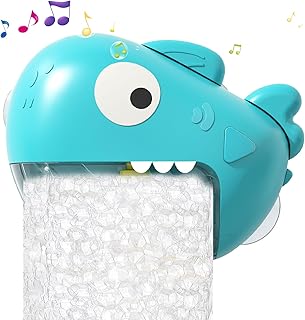 Baby Bath Toys - Musical Bubble Machine Dinosaur Toys for Kids 18-36 Monthhs,Bathtub Bubble Maker with Music,Bathtime Shower Bathtub Toys for Toddlers,Kids Pool Shower Games