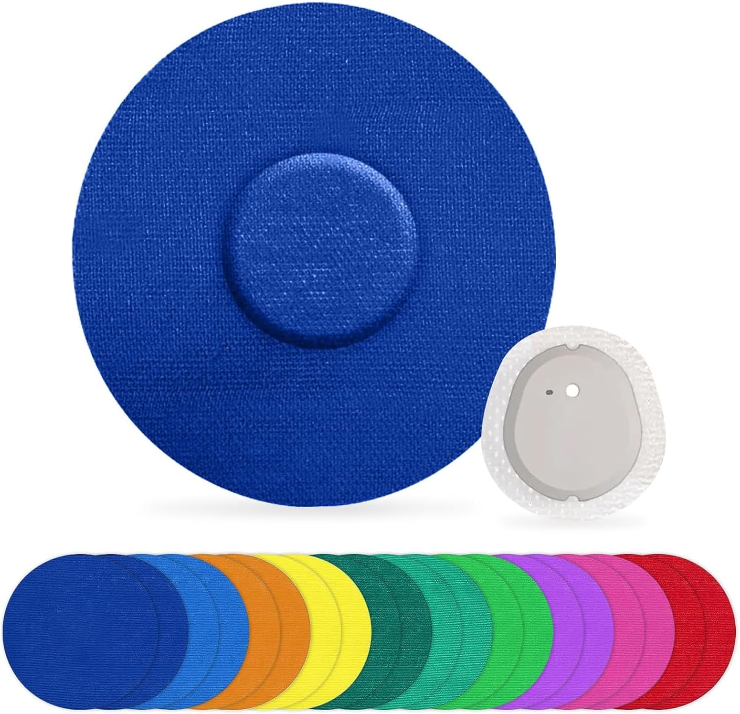 Adhesive Patches for G7,20Pack Waterproof Flexible & Breathable Full Covers,Latex-Free Overlay Patch for G7 Sensor,Cotton Tape for 10+Days Long Stay Hypoallergenic Medical Glue (Mixed)