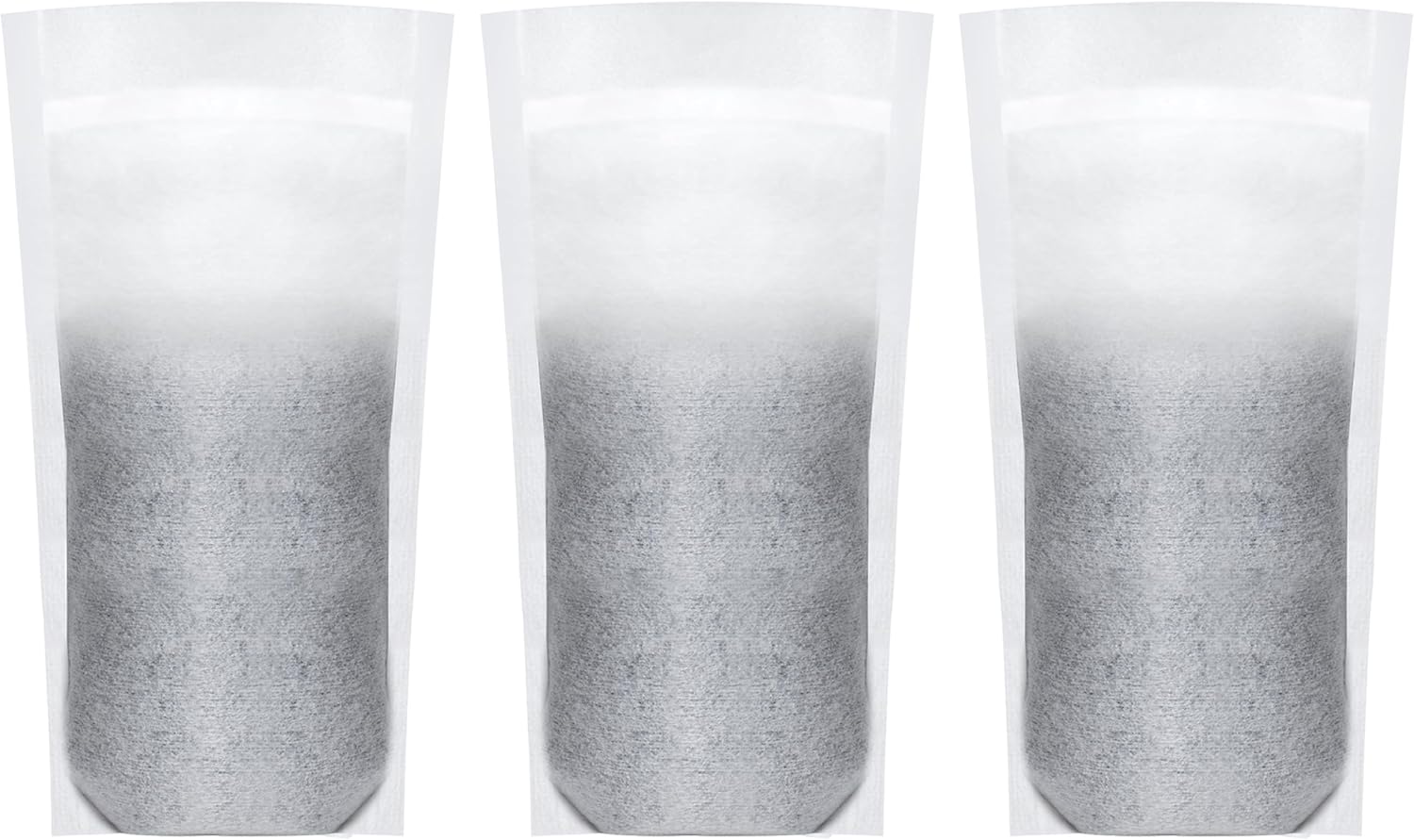 AQUA CREST Replacement for Brita® Refillable Filter, Brita® Refillable Water Filtration System, Less Plastic, Replaces 1,800 Plastic Water Bottles a Year, 3 Filters