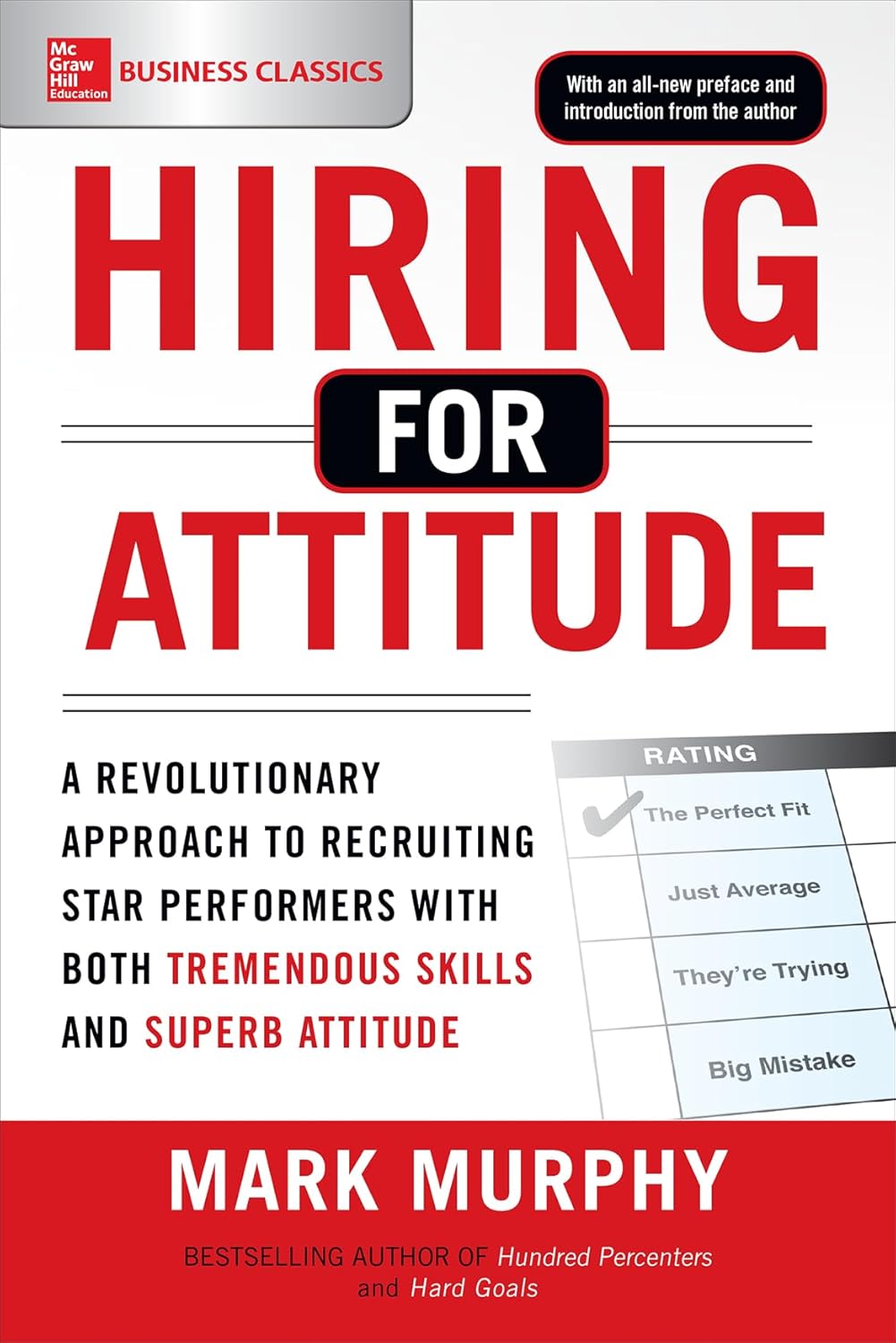 Hiring for Attitude: A Revolutionary Approach to Recruiting and Selecting People with Both Tremendous Skills and Superb Attitude