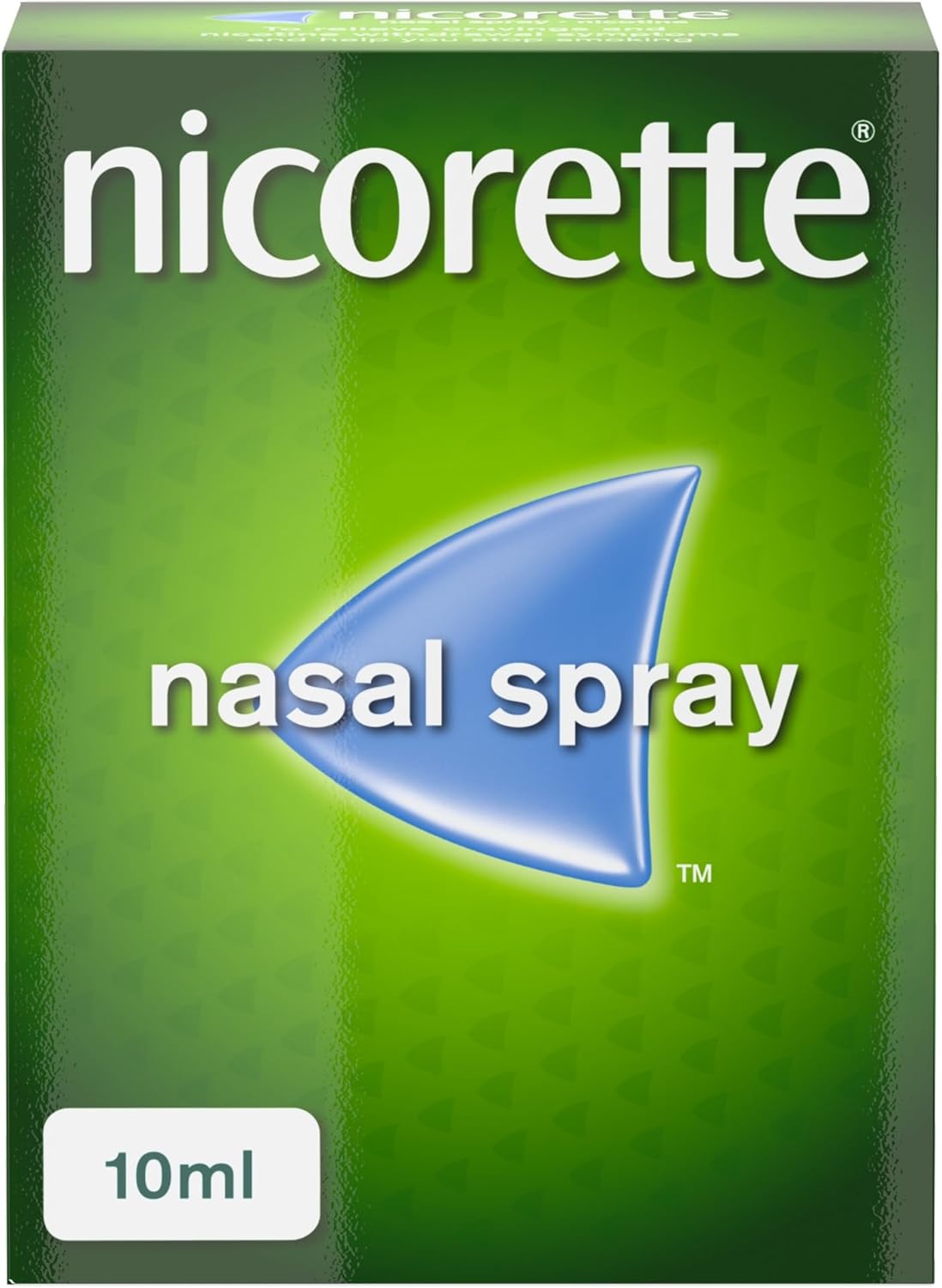 Nicorette Nasal Spray (1x 10ml), Fast-Acting Nicotine Nasal Spray to Help Stop Smoking, Cessation Aid for Relief from Cravings and Nicotine Withdrawal
