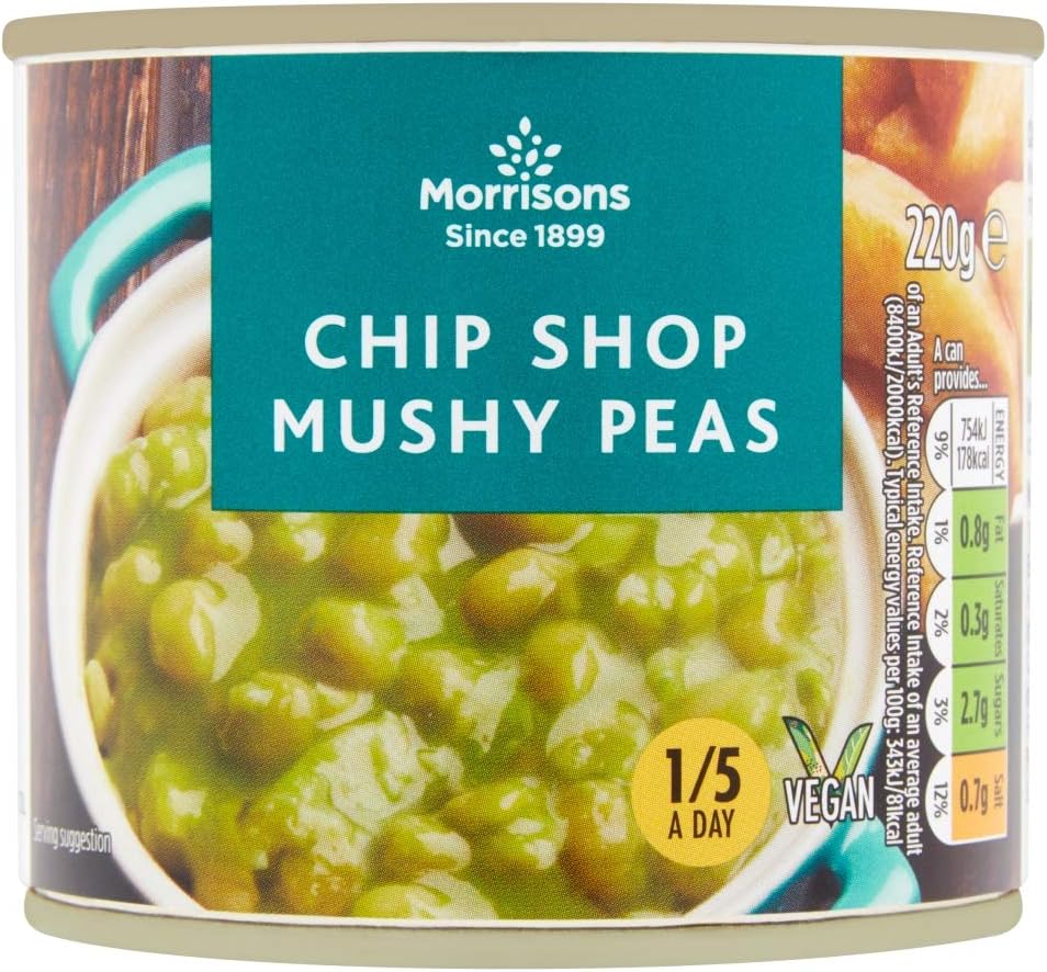 Morrisons Chip Shop Mushy Peas 220g