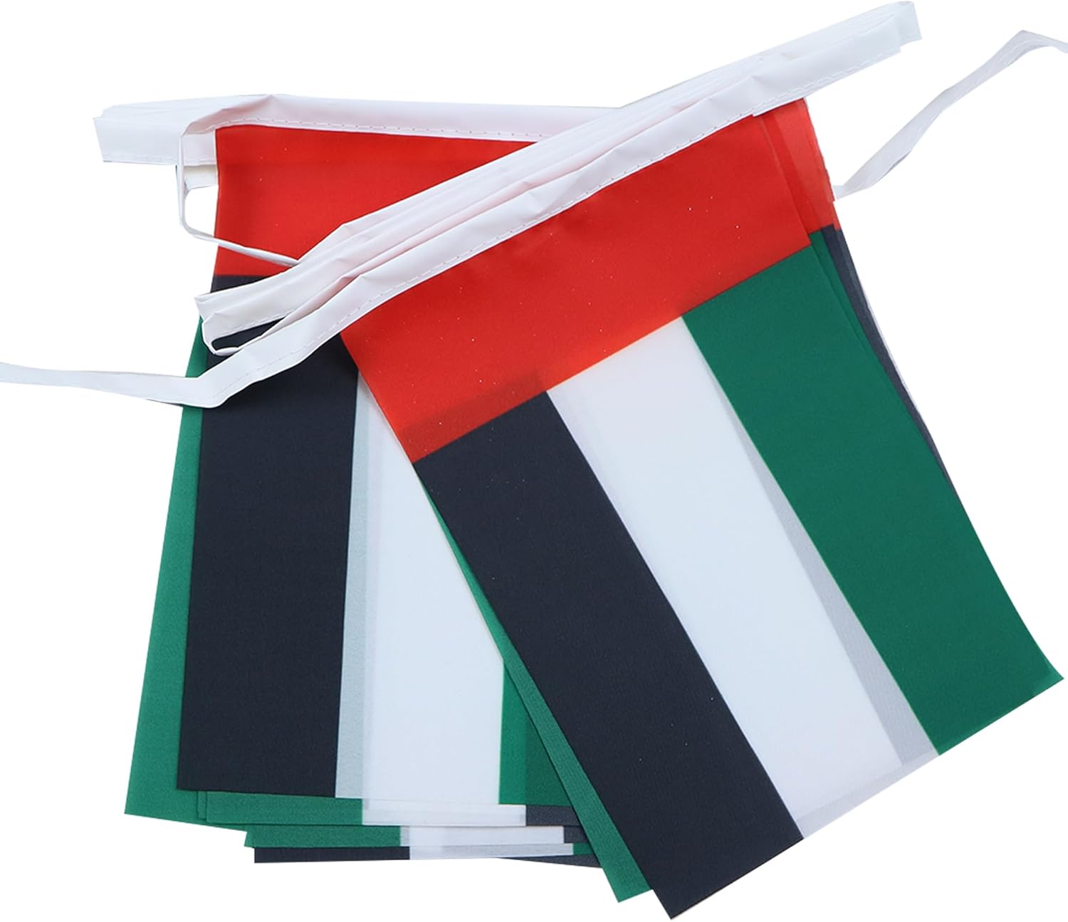 AZ FLAG United Arab Emirates Bunting Flag, 20 Ft Garland with 20 Small Emirati Flags 8'' x 6'', 100% Polyester String Pennant, 6 meters