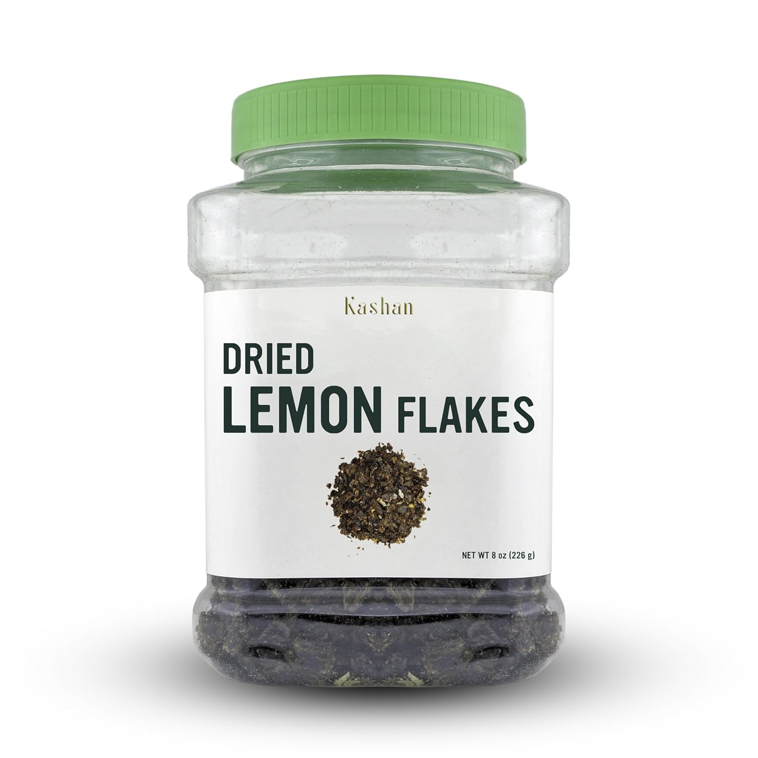 Kashan Dried Lemon Flakes, Lime, Limoo Omani, Great For Cooking and Food & Tea Flavoring. Aromatic Seasoning 8oz (226g)