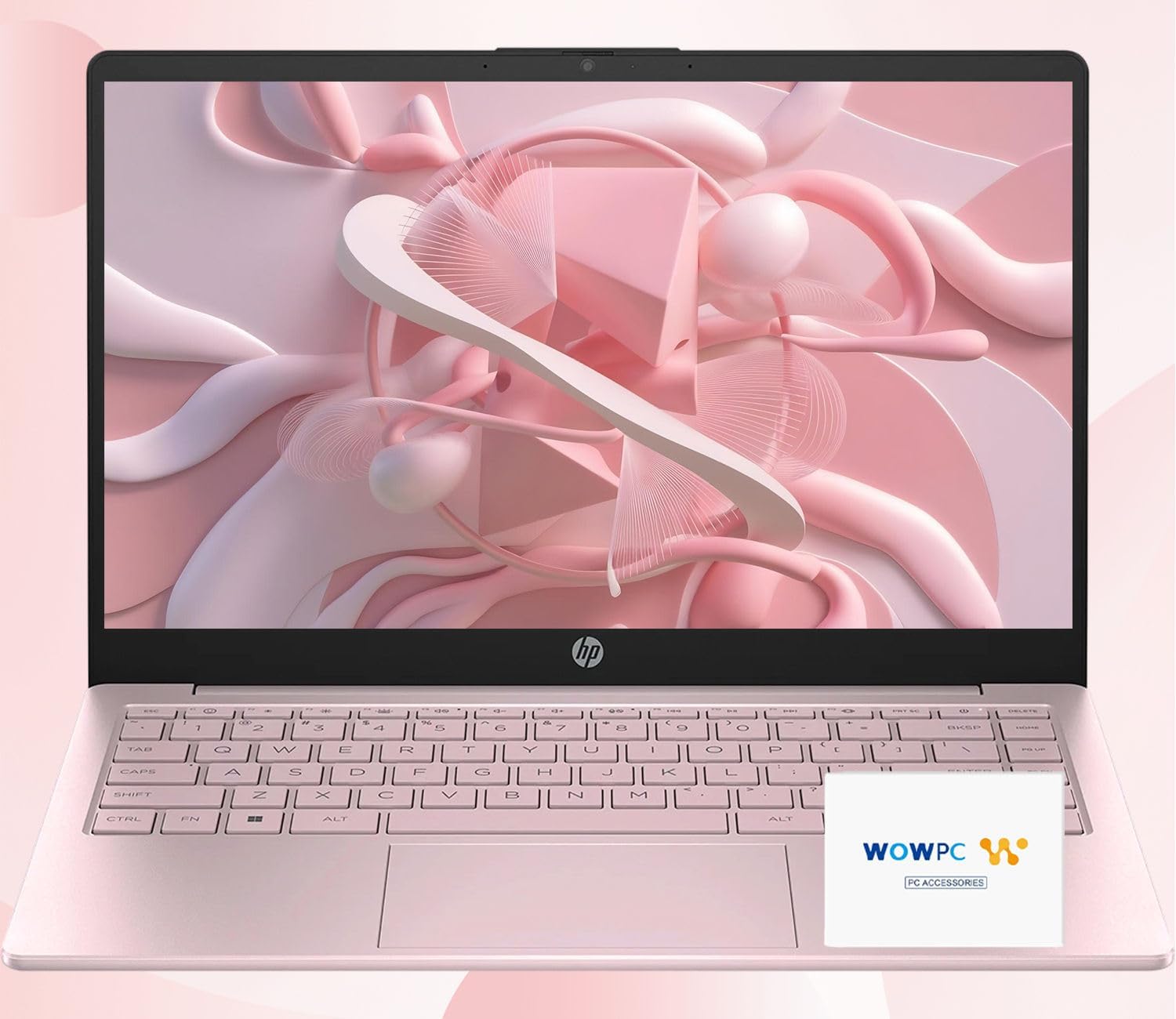HP 14 Ultrabook • Back to School Limited Edition w/Microsoft 365 • Intel 4-Core CPU • 32GB RAM • 1.6TB Storage (128GB OnBoard w/ 512GB Portable Drive + 1TB OneDrive) • Tranquil Pink • Win 11