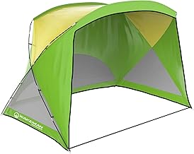 Beach Tent Sun Shelter - Sport Umbrella - UV Protection and Water-Resistant with Carry Bag – Shade Canopy for Families by Wakeman Outdoors
