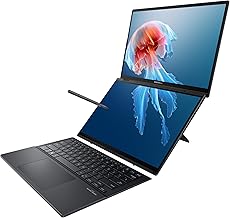 ASUS Zenbook Duo Dual 14" OLED WQXGA+ 120Hz Notebook Intel Core Ultra 9 185H 32GB RAM 1TB SSD Intel Arc Graphics Inkwell Gray