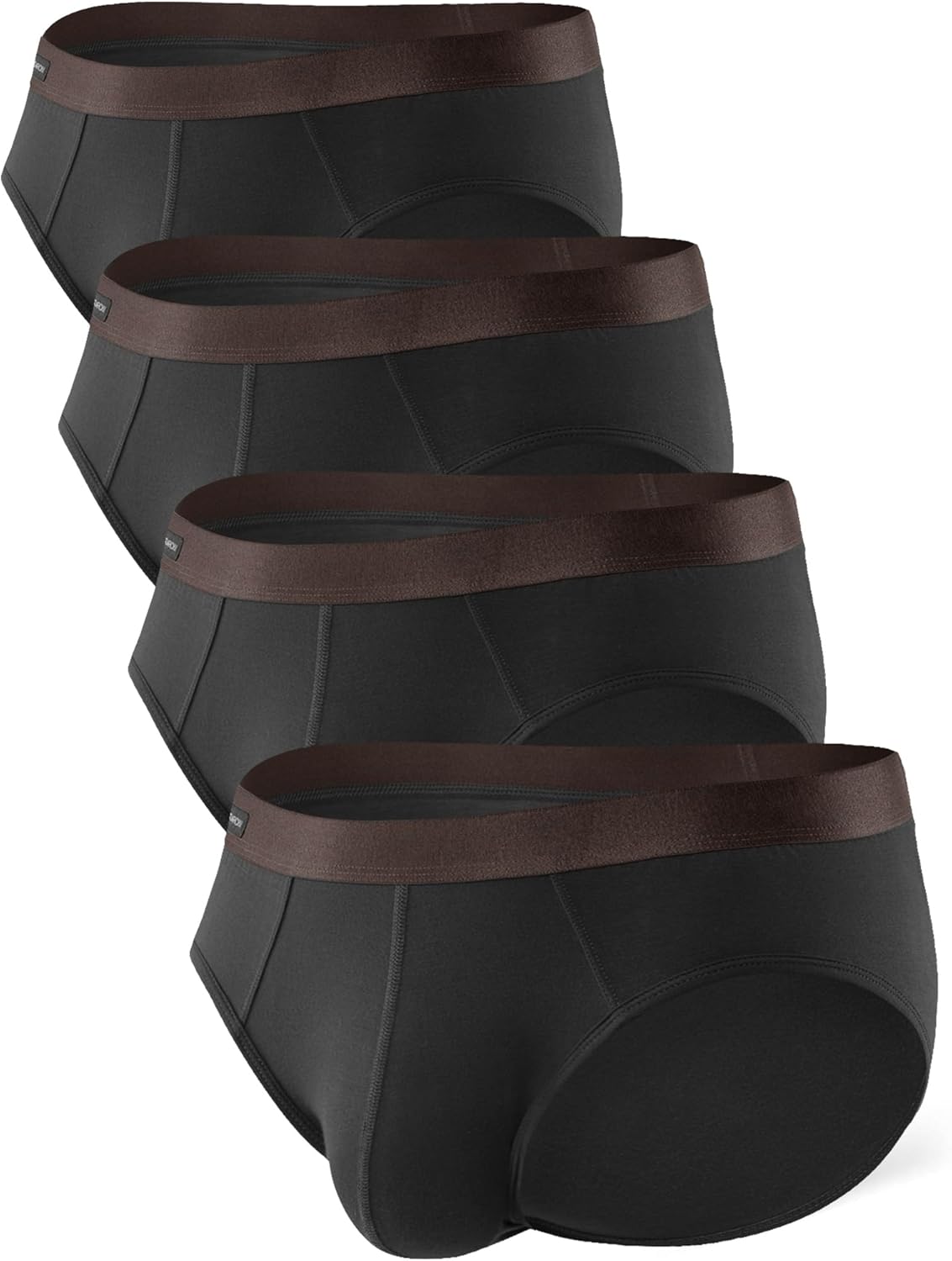 DAVID ARCHY Men's Underwear Bamboo Briefs Super Soft Comfort Lightweight Pouch Briefs