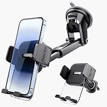 Phone Mount for Your Car SUVs Truck Van 3 in 1 Universal Phone Holder for Dashboard Windshield Air Vent Phone Mount Powerful Suction Cup Cell Phone Stand Compatible with All Smartphones